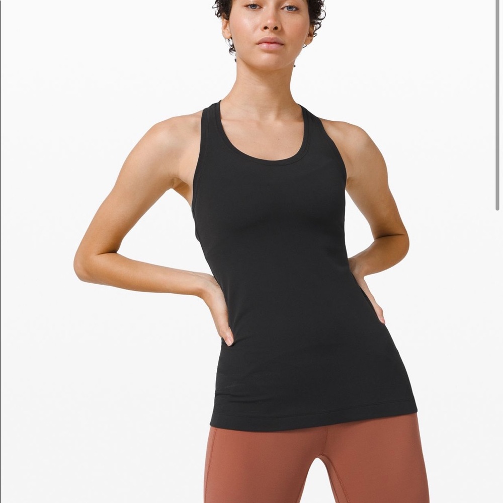 lululemon athletica Black Racerback Tank Top